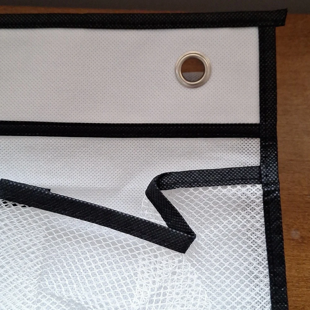 Hanging Closet Organizer, Black And White